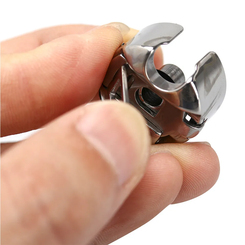 2Pcs 프리미엄 품질의 재봉틀 보빈 케이스 견고한 플랫 보빈 슬리브는 실 걸림..