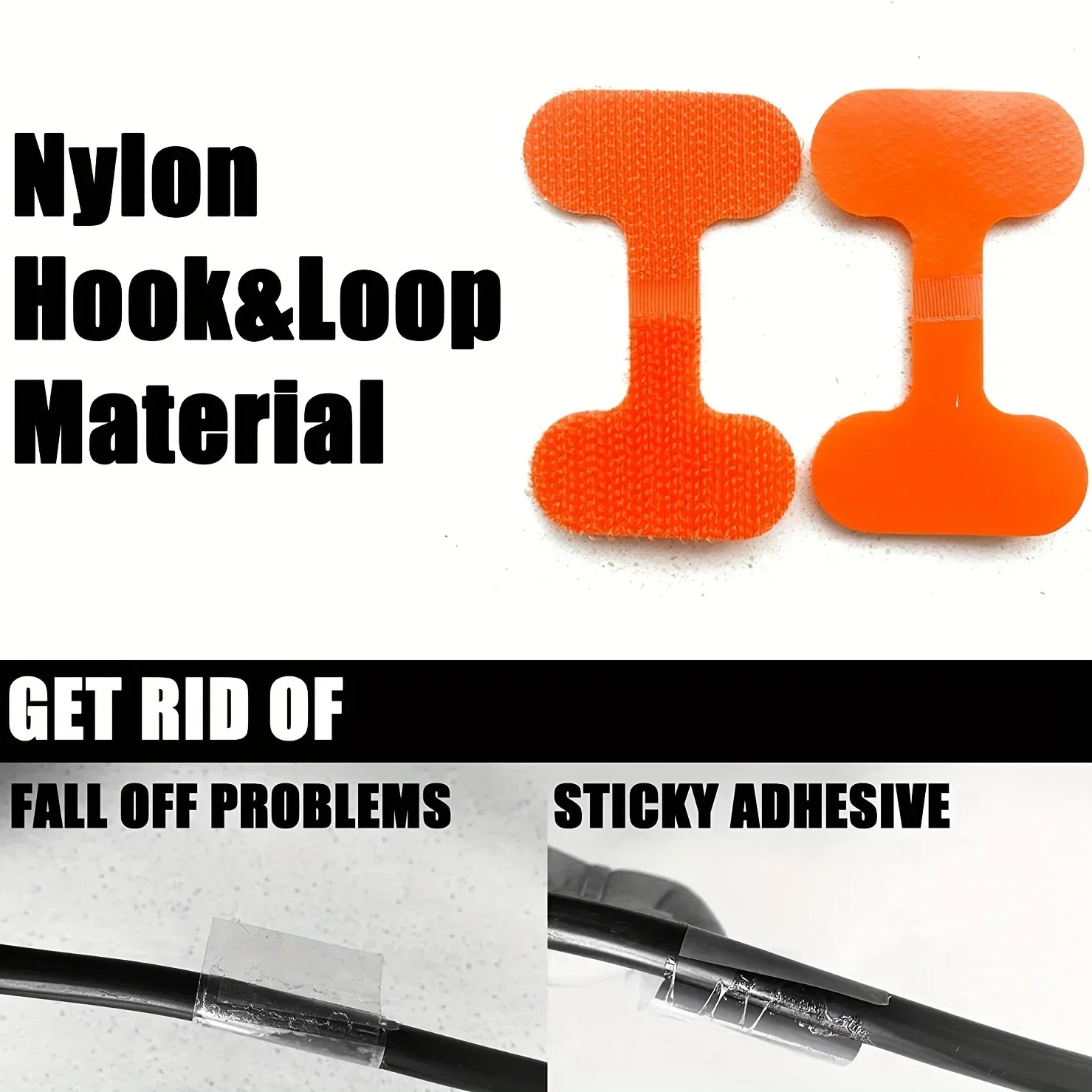 Cable Labels 10/20/30/50pcs Color Reusable Write-on