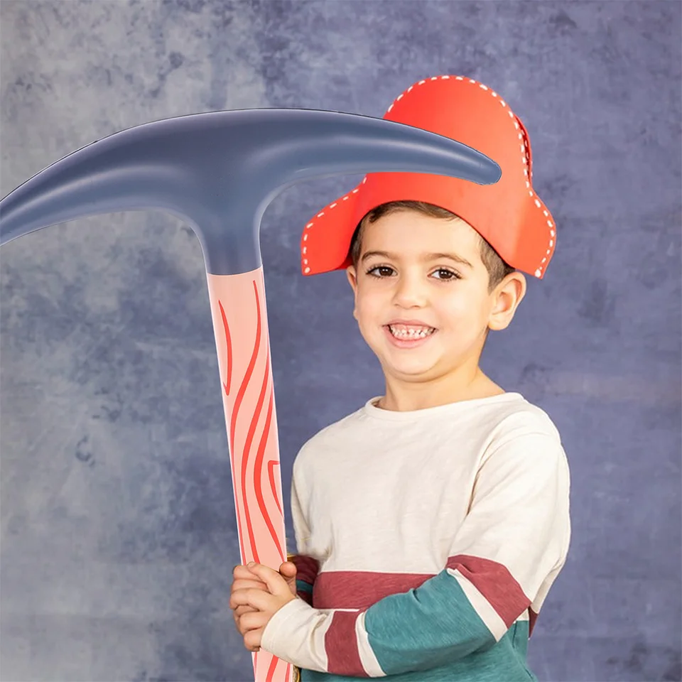 4 Picconi Gonfiabili Giocattolo Per Bambini, In PVC, 55 Cm, Per Feste A Tema, Carnevale, Halloween, Cosplay - 3