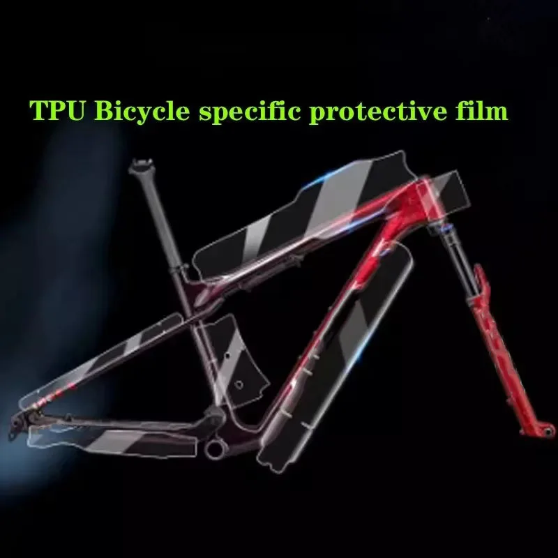 Mountain Bike Road Bike Frame TPU Material Transparent Waterproof And ...