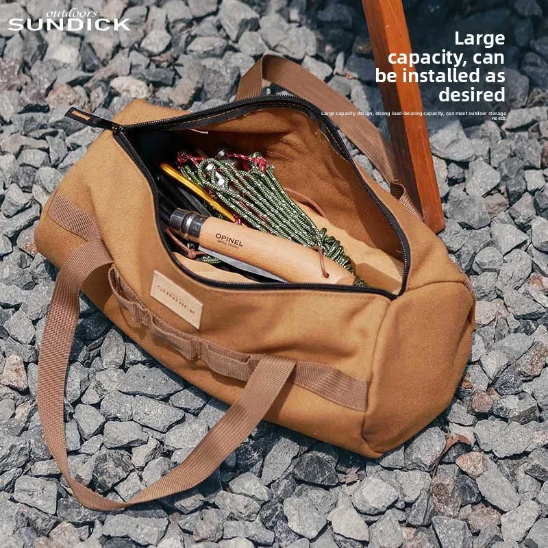 Waterproof Camping Tent Storage Bag with Cylinder Floor Nail