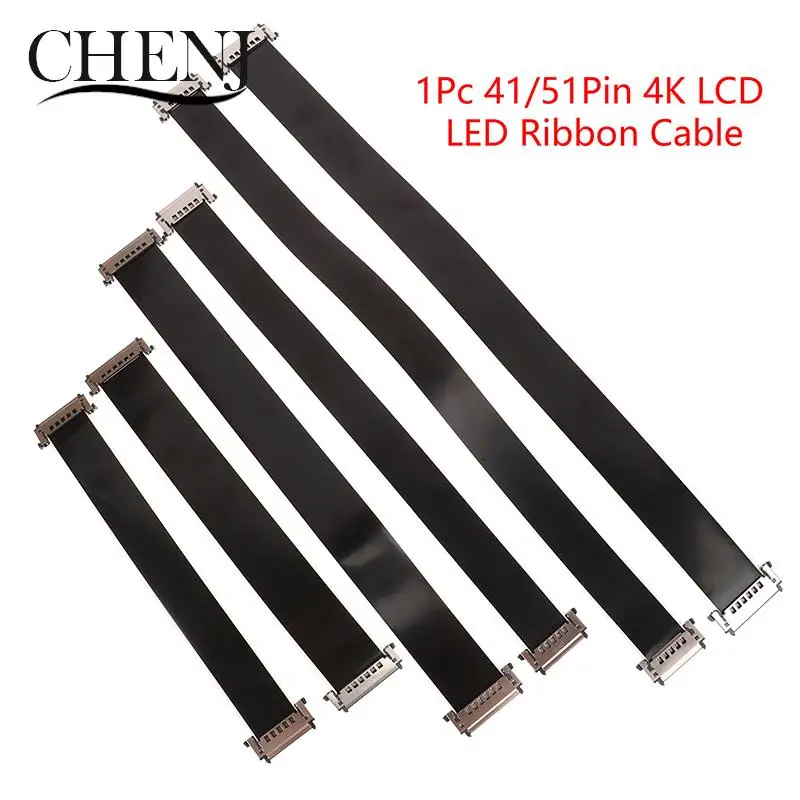 

41/51Pin HDTV LCD светодиодный ленточный кабель 4K VBYONE FFC экран гибкий кабель экран дисплея экран соединительный провод
