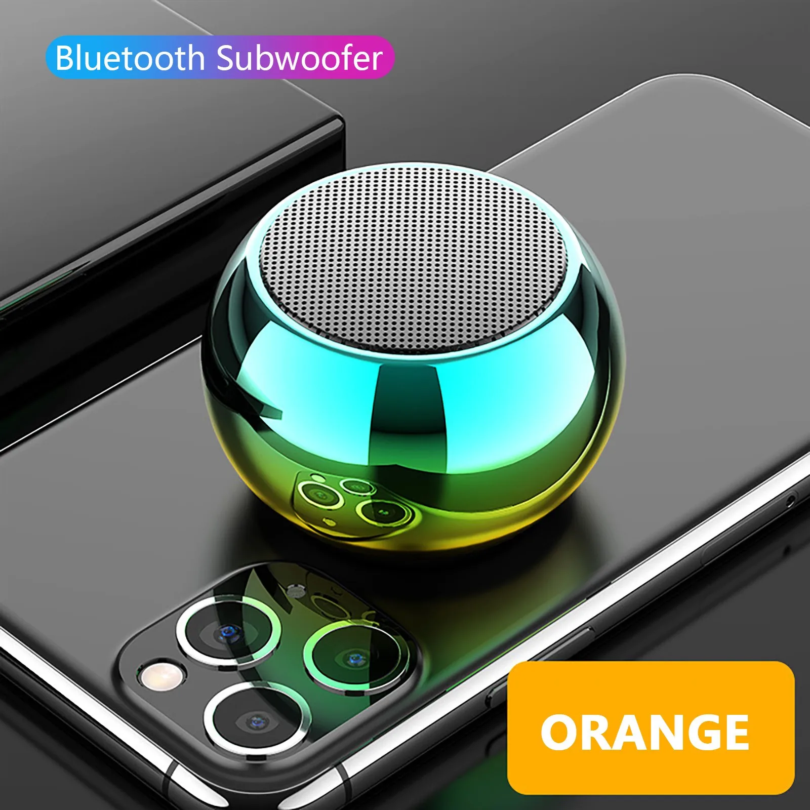 M3 Electroplating Mini Portable T-ws Series Small Steel C-annon Wireless Bluetooth Speakers Portable Wireless