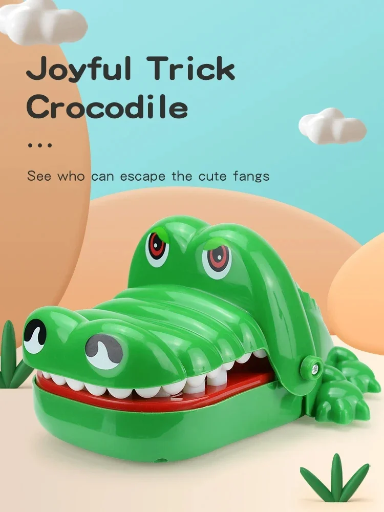 Crocodile Teeth Toys Childrens Lucky Game Trick Decompression Toy