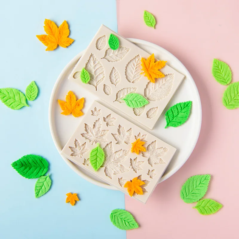 Silicone Mold Pottery Polymer Clay Flower Shell Decoration Modeling DIY Fondant Drip Glue Handicraft