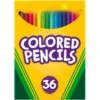 Colored Pencils (36ct), Children's pencil sets, arts and crafts supplies, coloring book pencils, gifts for children and toddlers 1