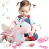 Plush Puppy Electronic Interactive Toys with 6 PCS Accessories Walking Barking Pretend Dress Up Stuffed Animal Pony 2