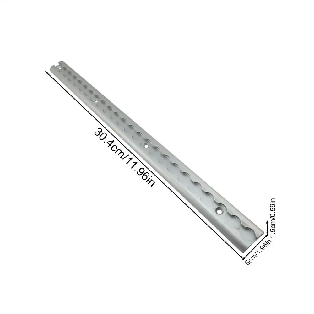 Aluminum Tie-Down Track Rail for Secure Cargo Transport in Enclosed Trailers