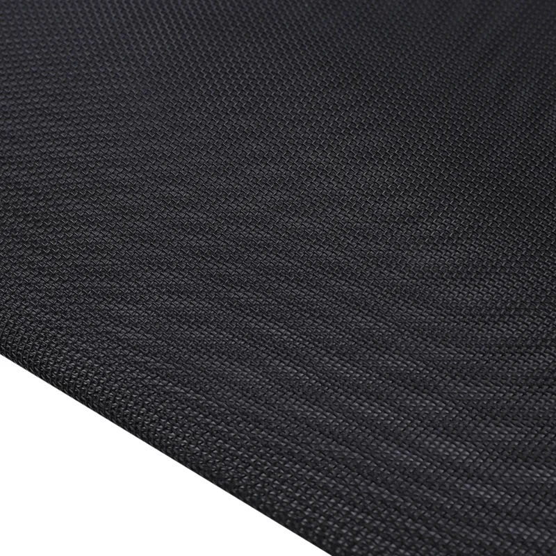 A42I-12 Pieces Mesh Bags Black Mesh Zipper Pouch Makeup Bags Cosmetic Travel Organizer Bags Pencil Case 5