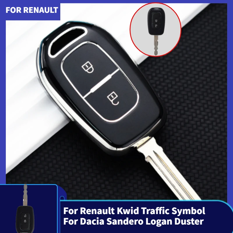 New TPU Key Case for Renault Duster Dokker Logan Stepway Clio 5 SS2 for  Dacia Sandero Stepway Logan Duster Renault TWingo Cover