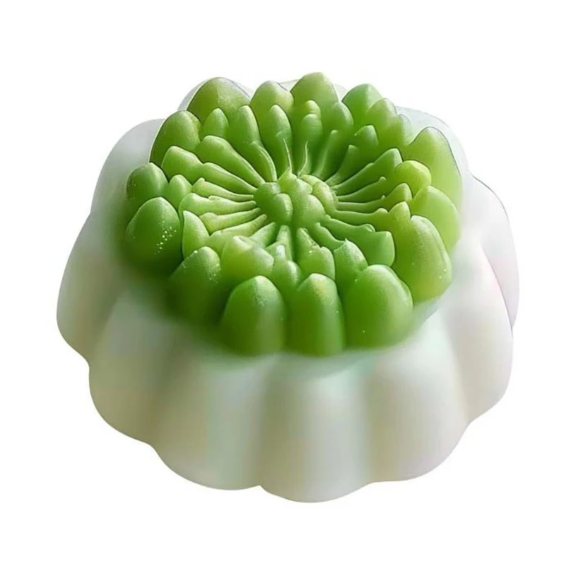 3D Lotus Silicone Molds For DIY Flowers Fondant Cupcake Candy Ice Cream Sugar Desserts Candle Soap Mid-Autumn Festival Mould