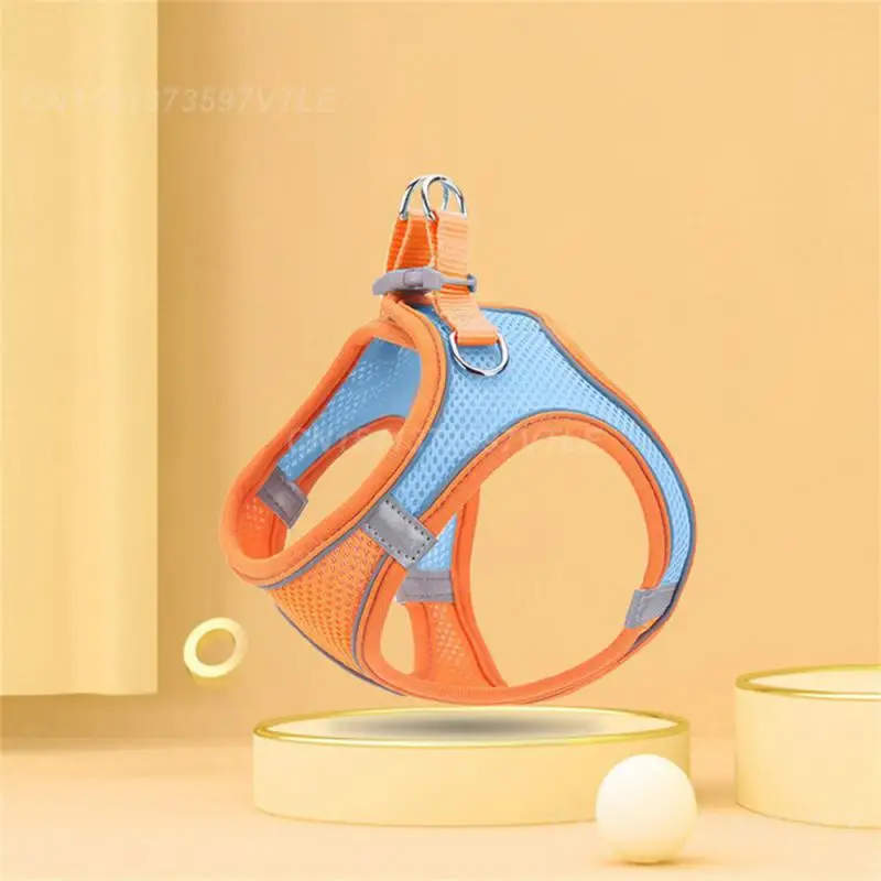 

Cat Harness Leash Breathable Reflective Pet Chest Strap Cat Accessories Pet Chest Back Adjustable Vest Pet Collars
