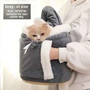 New Warm Winter Adjustable Padded Shoulder Strap Small Dog Cat Hand Free Sling Carry Safety Belt Outdoor Cats Hanging Cage Bags