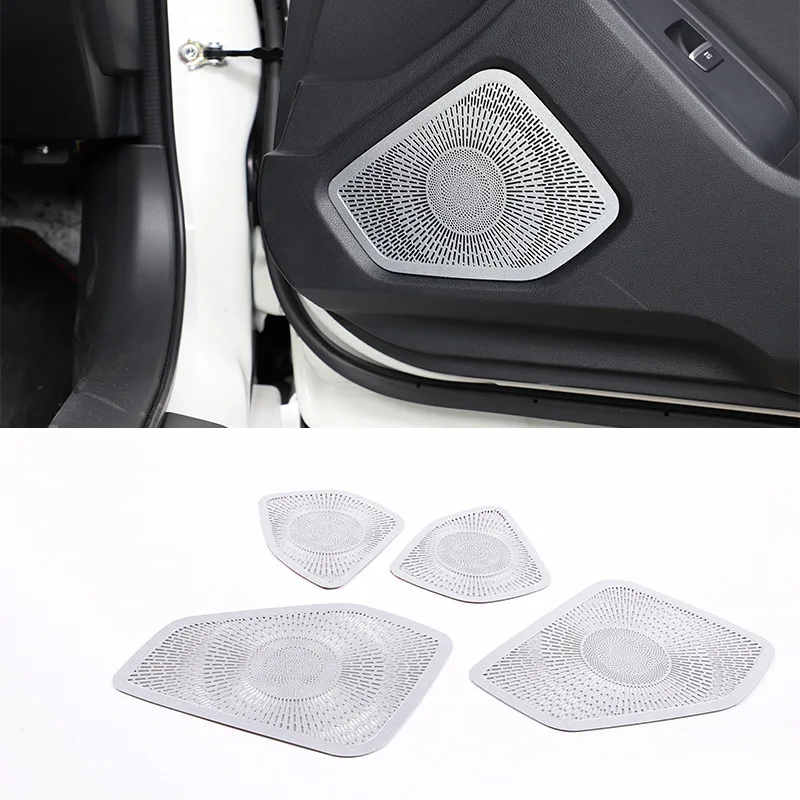 

Stainless Steel Door Panel Speaker Horn Mesh Cover Decorative Trim Sticker For Toyota 86 Subaru BRZ 2022 Car Interior Accessory