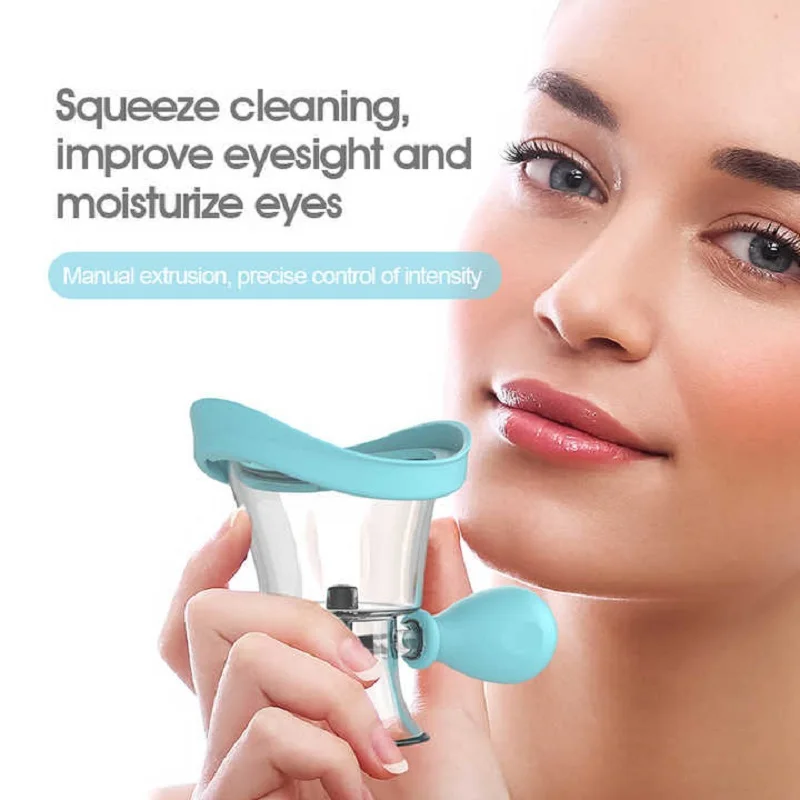 

Eye Washing Instrument Squeeze Type Small size Eye Wash Cup Skin-friendly Silicone Cleaner Manually Eyewash Cup Skin Care Tool