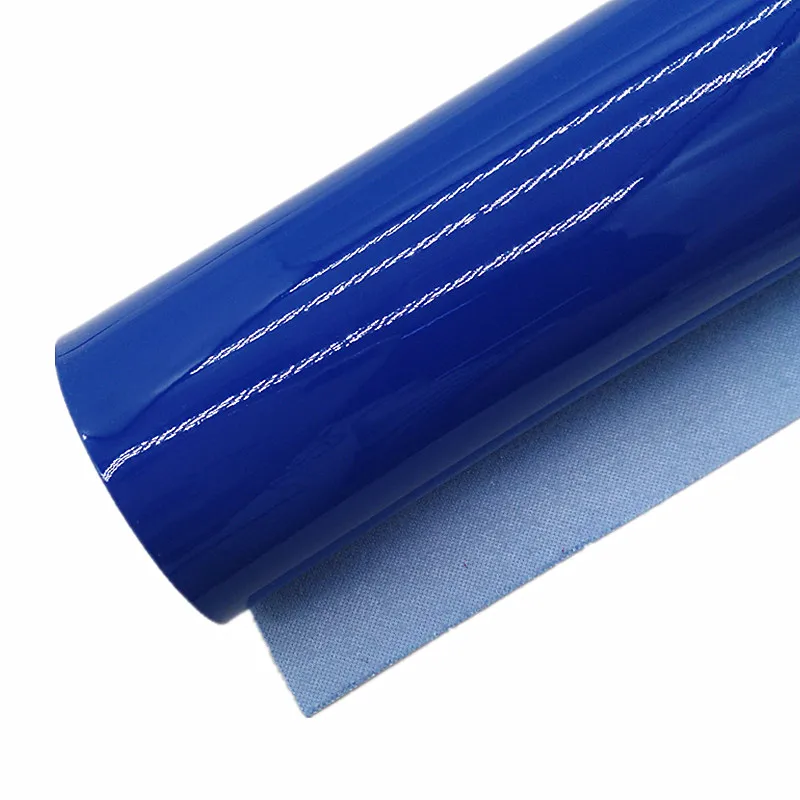 Pelle Finta Blu Per Fai Da Te - Rotolo 30x135 Cm Per Progetti Creativi E Artigianato