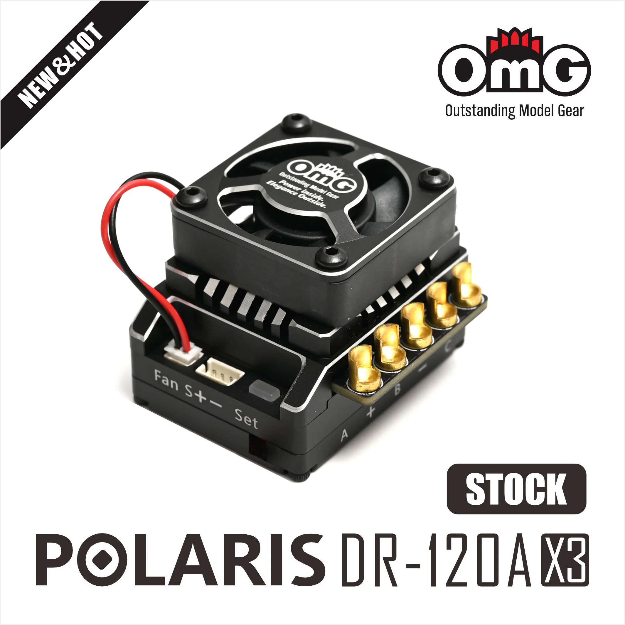 Combo Rocket Brushless sans Balais Capteurs Moteur 540 13.5T