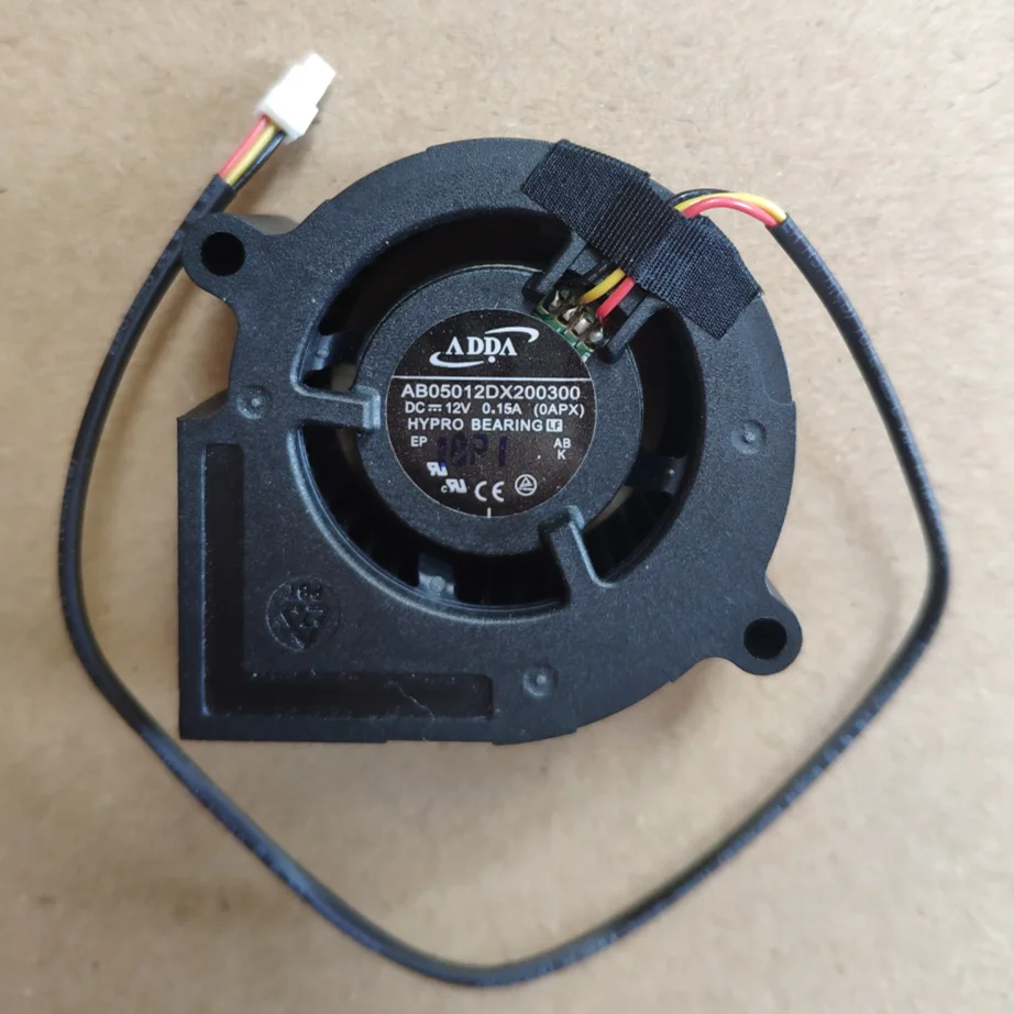 5cm Centrifugal Fan AB05012DX200300 12V 0.15A 3wires for ventilation fan