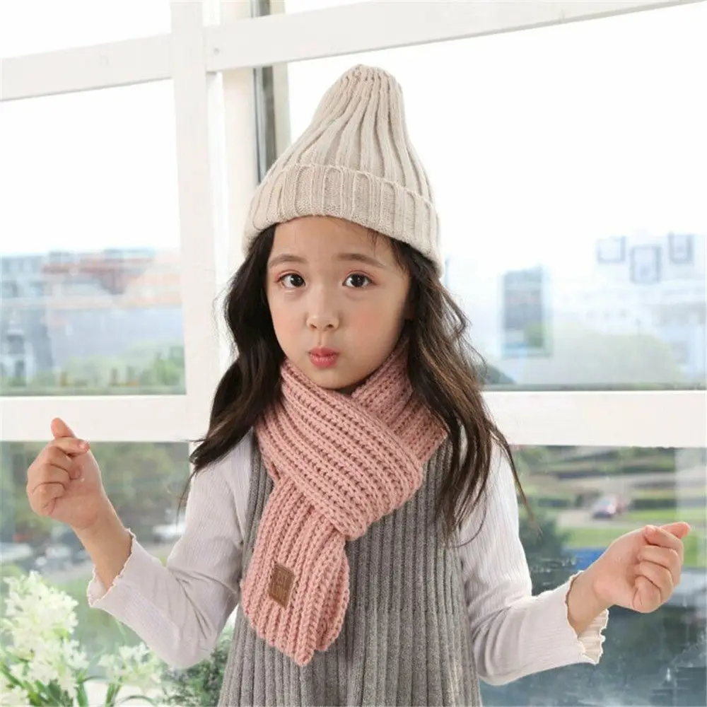 Baby Knitted Collar Neck Scarves Children Winter Warm Scarf Boys Girls Kids  Toddler Baby Winter Thicken Scarf Braga Cuello Niño - AliExpress