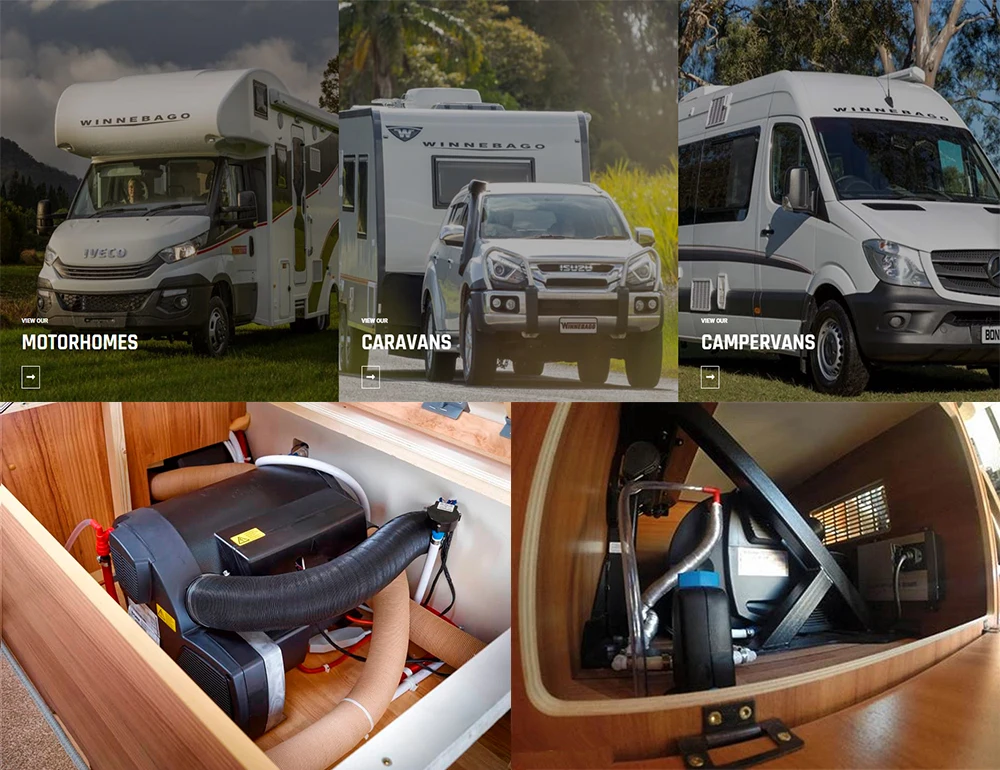 JP high quality stock caravan motorhome campervan 6kw electric diesel combi  air water heater - AliExpress