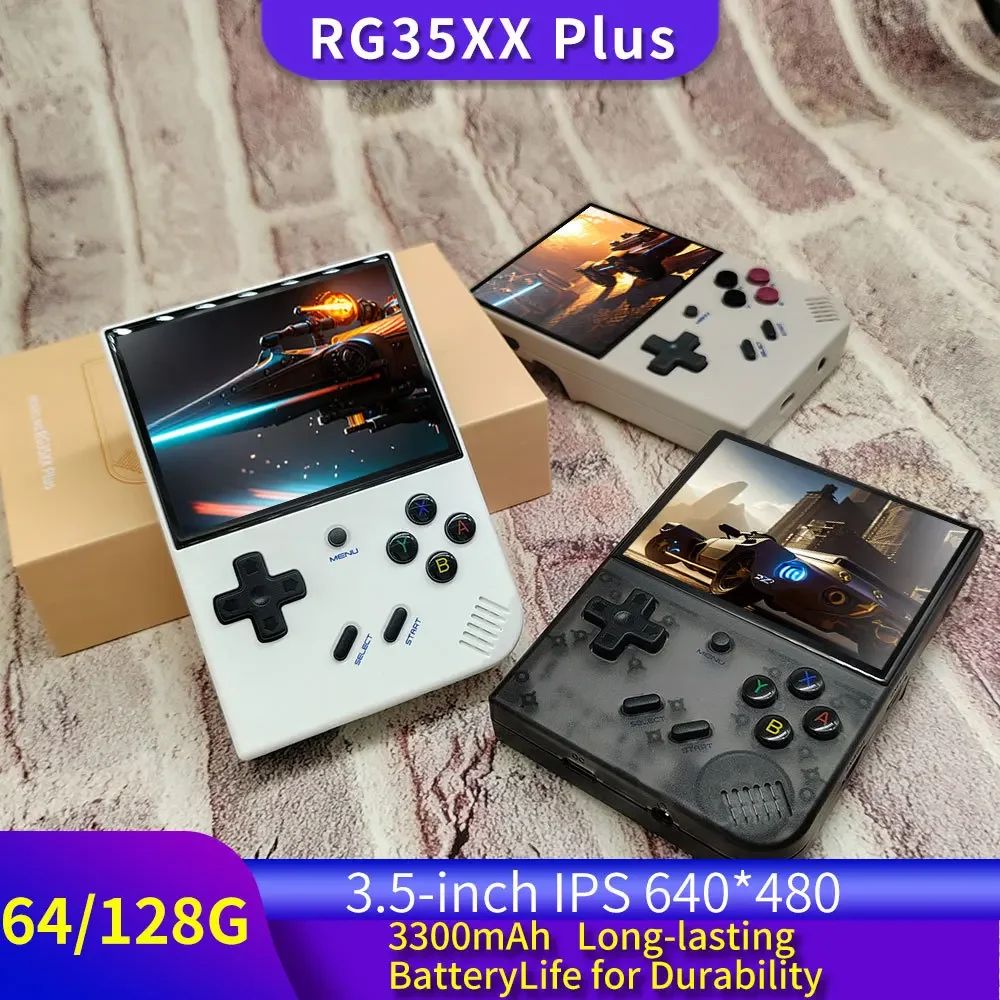 Anbernic RG35XX Plus Portable Retro Handheld Console 3.5-inch IPS Linux  System 2.4G Wireless and Wired Controller Birthday Gift - AliExpress