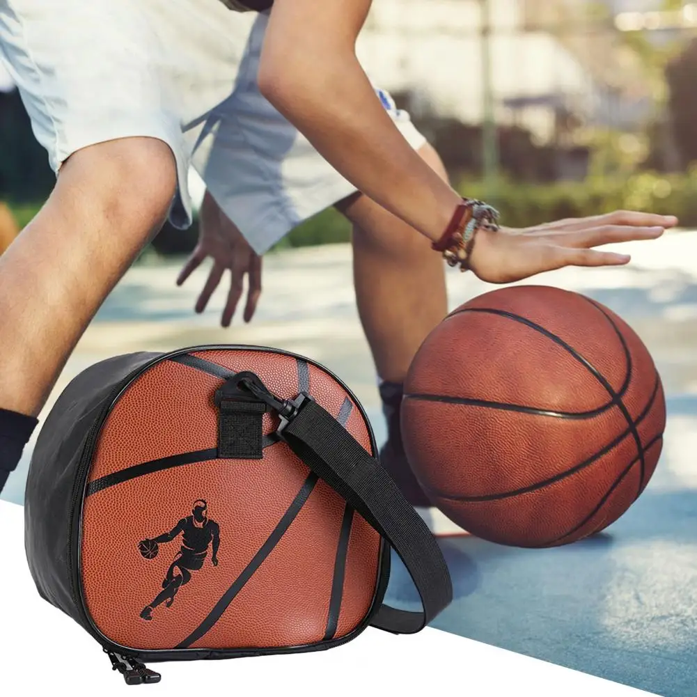 Fashion Basketball Bag Adjustable Strap Storage Water-Resistant Outdoor Ball Sports Carrying Bag