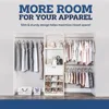 Heavy Duty Hangers Coats Pants Dress Non Slip Space Saving Felt Hanger Cloth Organizer Clothes Drying Rack Home Accessories 5
