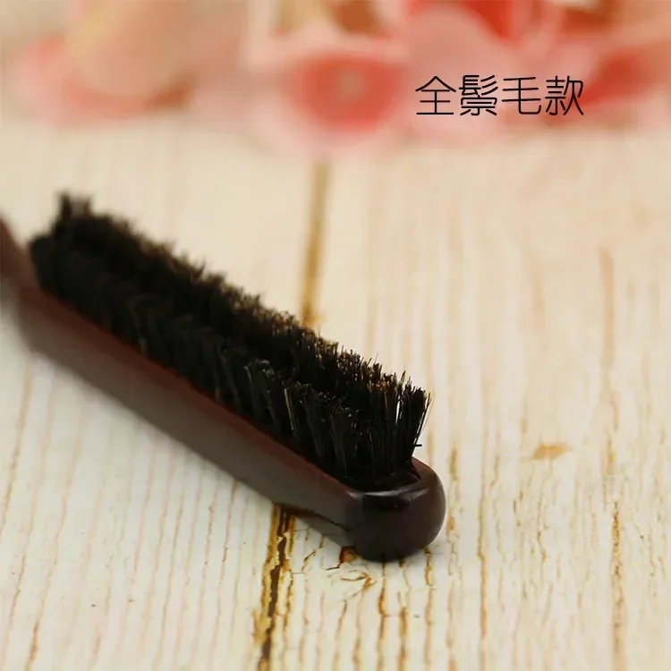 Hair Brush Professional Salon Teasing Back Boar Bristle Wood Slim Line Comb Extension Hairdressing Styling Tools DIY
