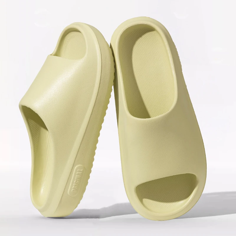 Summer Indoor Outdoor Thick Bottom Eva Slippers Women 2025 Thick Platform Beach Slides Woman Lightweight Non Slip Bathroom Shoes 5