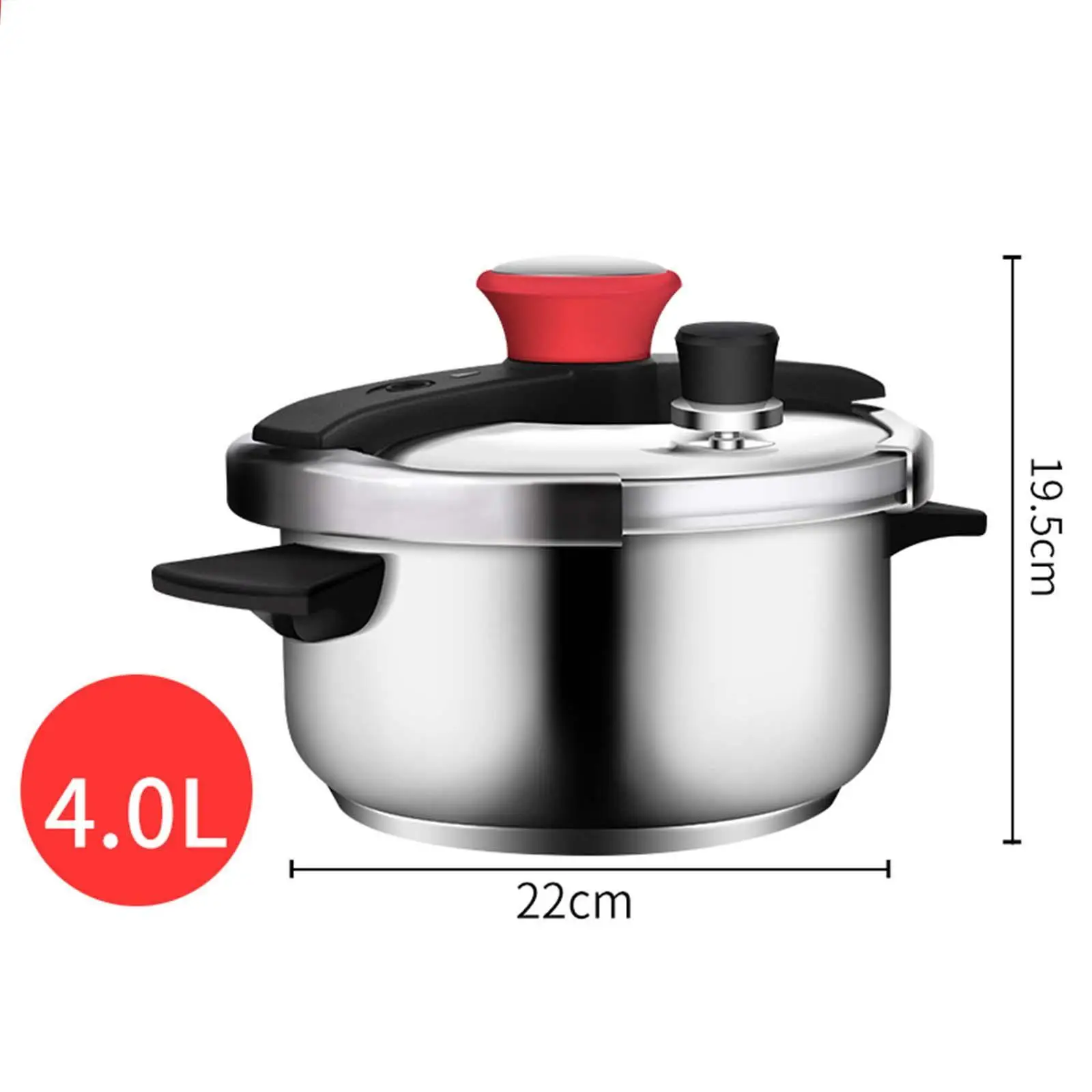Stovetop Pressures Cooker 4L Quickly Cooking Kitchen Stew Soup Pot for Hotel Stovetop Pressures Cooker 4L Quickly Cooking Kitchen Stew Soup Pot for Hotel