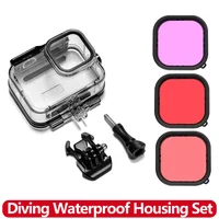 Hero 13/12/11/10/9 Waterproof Case Housings Diving Underwater Shell For GoPro Hero 13 12 11 10 9 Black Action Camera Accessories
