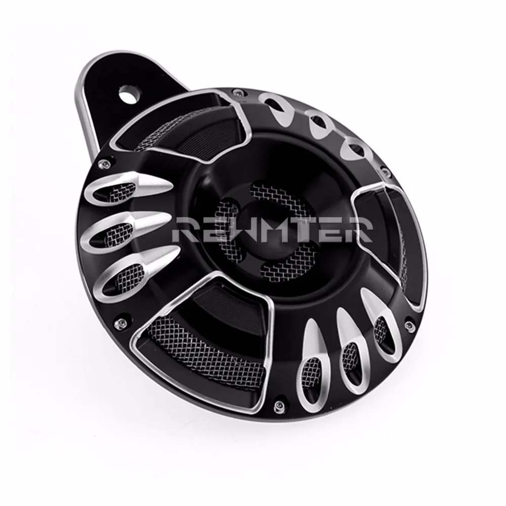 Motorcycle CNC Horn Cover For Harley Touring FLHR FLHT 1991-FLT Big Twin Horn Sportster XL 883 1200 2007-Later motorcycle speaker cover