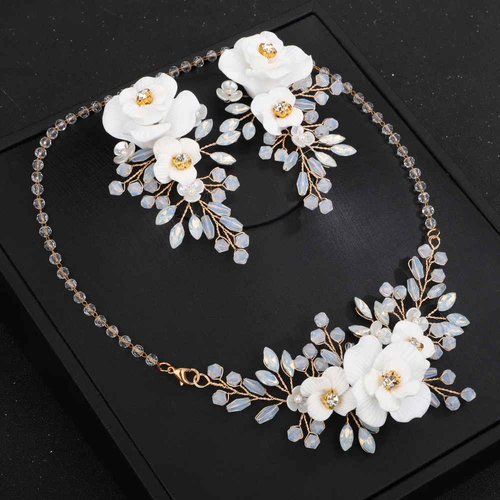 Clearine Donna Parure gioielli-Argento Matrimonio Nuziale Zirconia