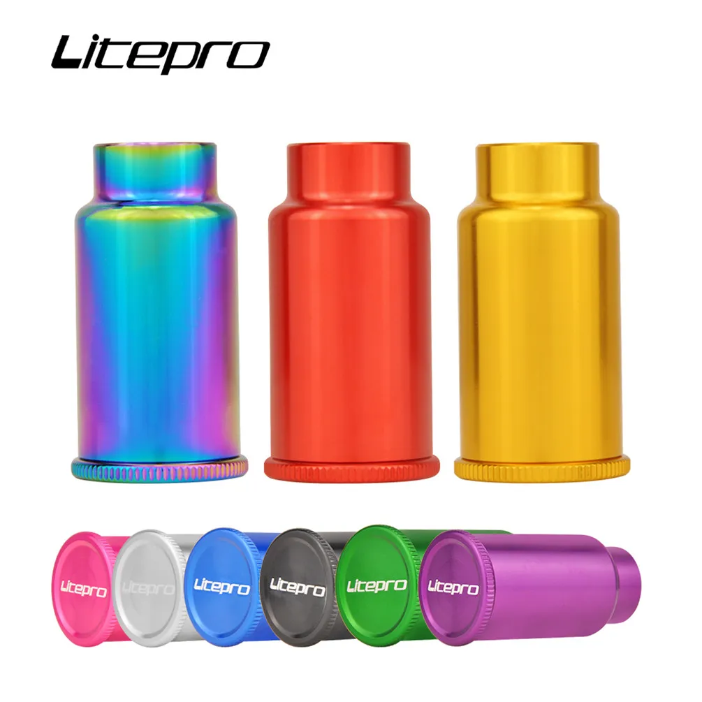 

Litepro For Birdy Bike Front Fork Aluminum Alloy Quick Release Lamp Holder Gopro Sports Camera Rack Clip