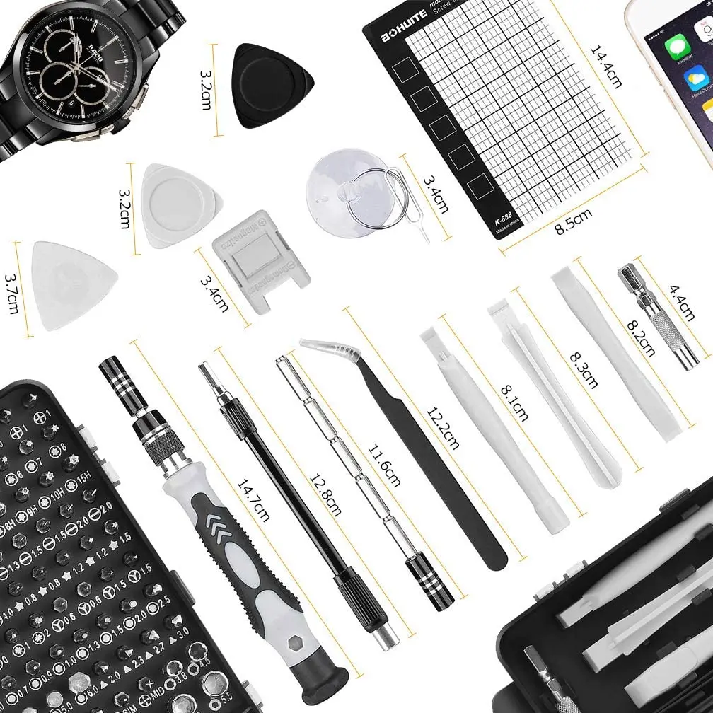Precision Screwdriver Set,115 in 1 Computer Screwdriver Kit,Electronics Tool Kit for Tablet,iPhone, PS4 Repair - 4