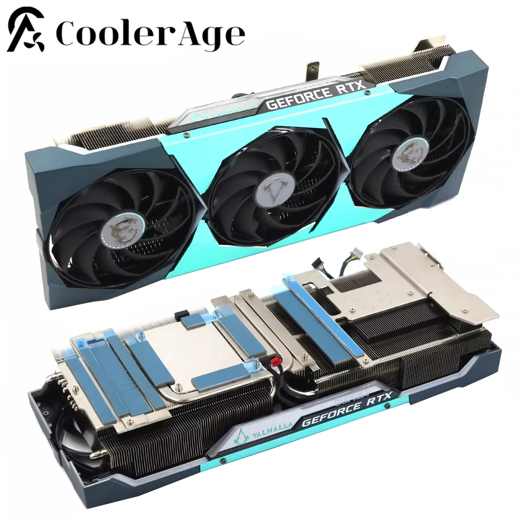 Per Msi Rtx 3080 Assassin'S Creed Valhalla Suprim X Scheda Video Dissipatore Di Calore Nuova Scheda Grafica Sostitutiva Originale Rtx3080 Gpu