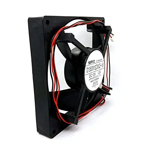 Ventilateur Frigo 125mm 12V – Modèle D1350X12CXXZ-18, 0.33A, 3 Fils, Refroidissement Silencieux Pour Appareils électroménagers