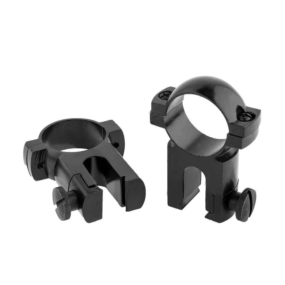 2PCS 25.4mm Rifle Scope Mounts Aluminum Metal Mount 11mm