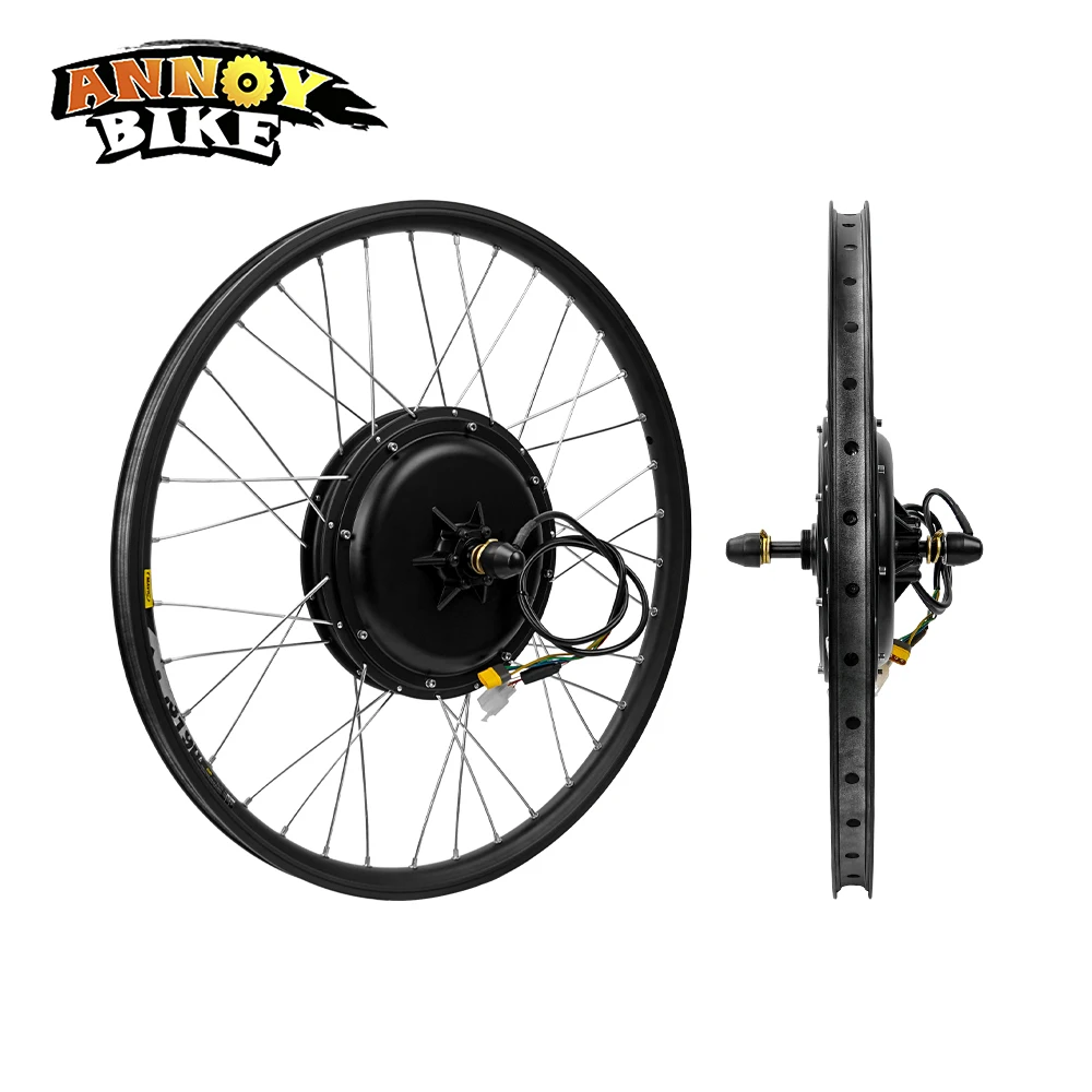 Electric Bike Conversion Kit 26 inch 48V 1000W 1500W Front Rear Bicycle Hub Motor Wheel with Controller