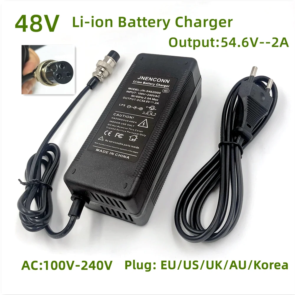 48V Charger Output 54.6V2A Electric Bike Lithium Battery Charger for 48V  Kugoo M4 kugoo X1 M4 Pro Speedway leger Mini 4 pro - AliExpress