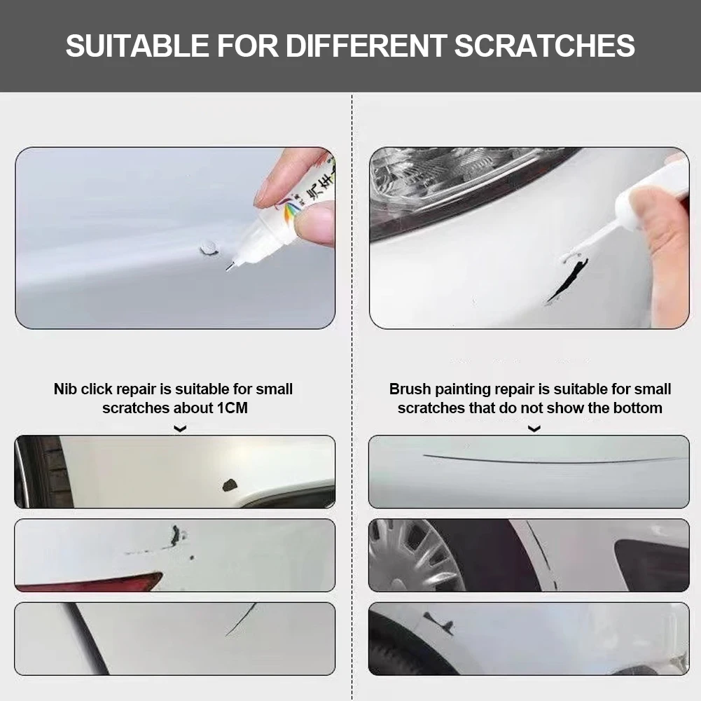 Fill Paint Pen Car Scratch Repair Black Touch Up Paint Special-purpose Touch-up Pen Multi-color Optional for Various Cars Car Scratch Remover Pen Car Paint Pen
