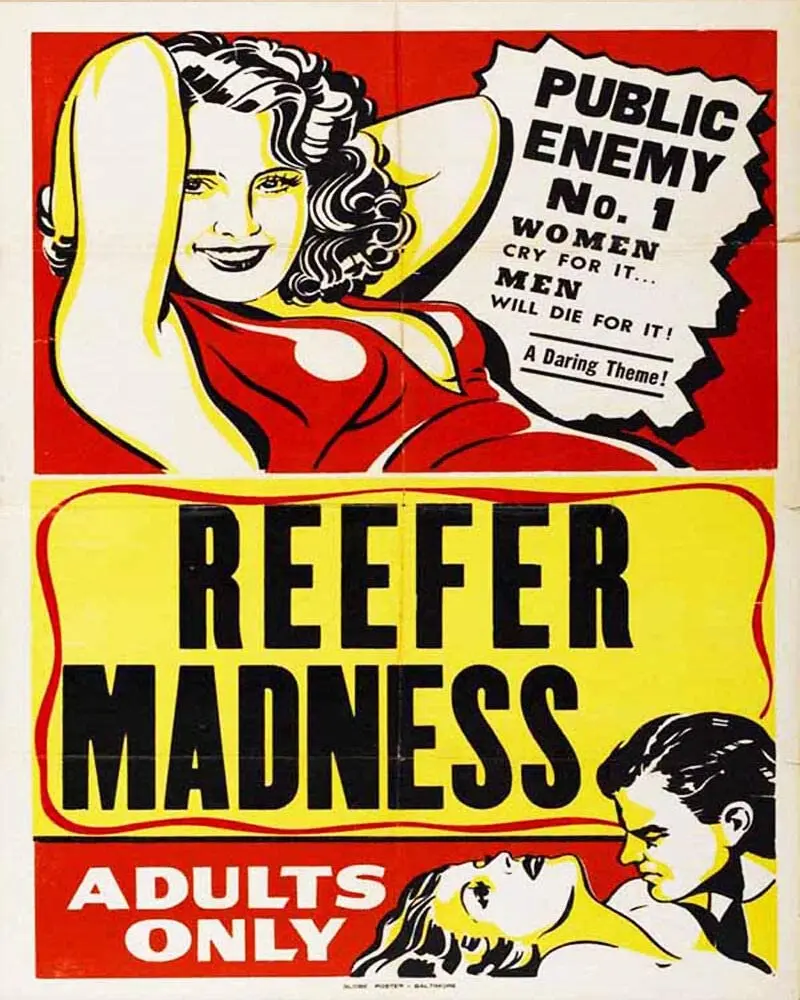Металлический жестяной знак Reefer Crazy Ретро 8x12 дюймов | Дом и сад
