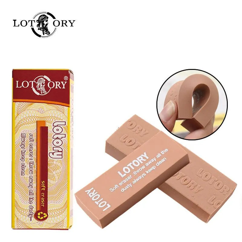 Lotory 부드러운 연필 스케치 드로잉 지우개, 고무 사무실 미술 드로잉 아티스트, 학생 문구, 학교 용품, 1pc
