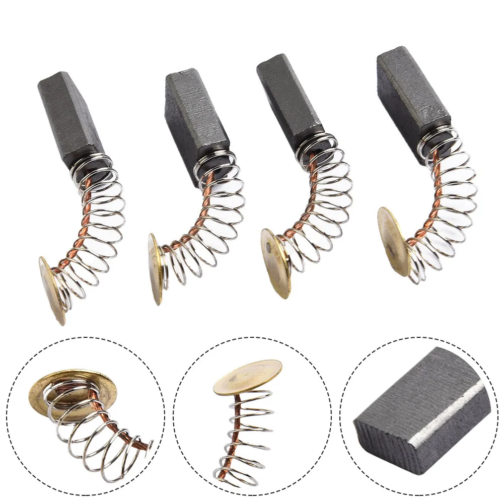 

Engine Motor Carbon Brush Vacuum Cleaners 16*12.5*6.5mm Accessories Angle Grinder Carbon Metal For Hammer Drill