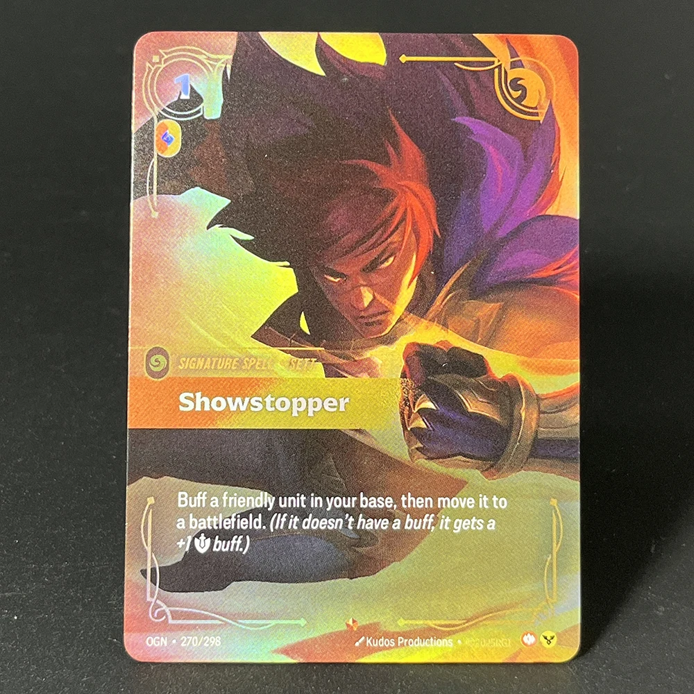 Riftbound DIY Champion/Unit/Spell/Gear Spielkarte Animierte Texturierte Folienkarte Tausendschwänziger Wächter Ahri VERFÜHRERISCHE Kai'Sa Zeitverzerrung – Detail 15