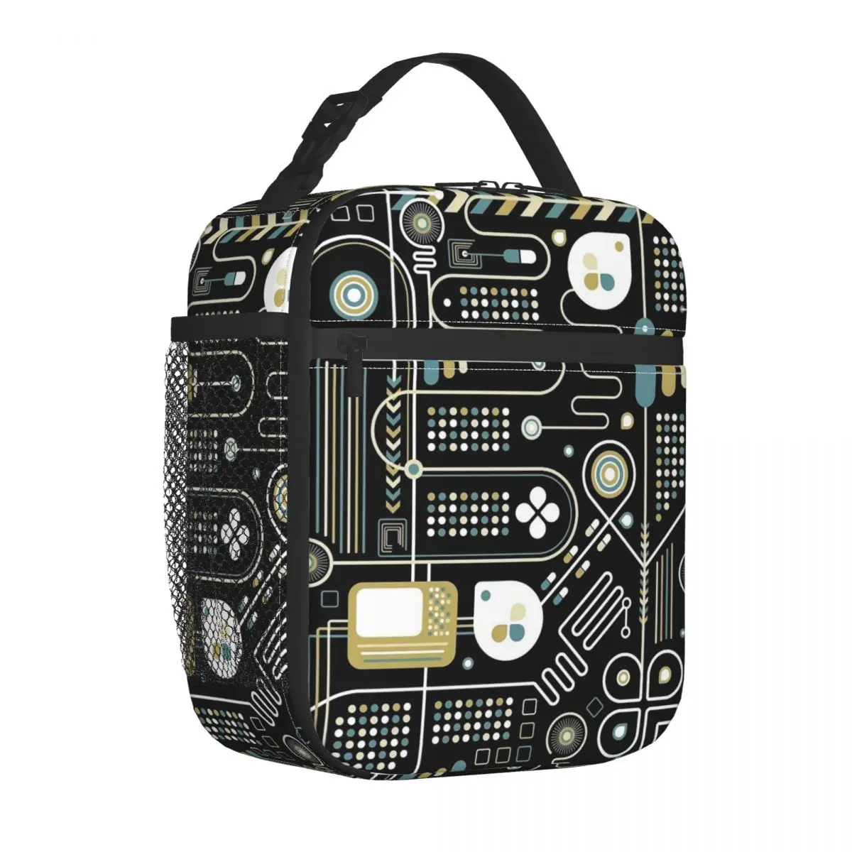 

Изолированная обеденная сумка в стиле ретро, прочный подарок на день рождения