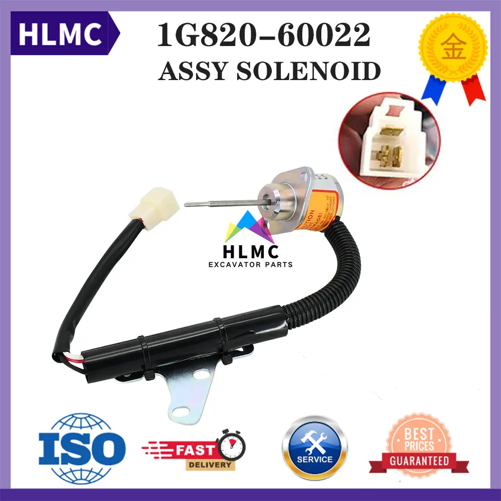 Accessori Per Escavatori Solenoide Carburante 12V Muslimexmuslimah Kubota Kx016 Kx018 Kx41 Kx41-3 U15 U17