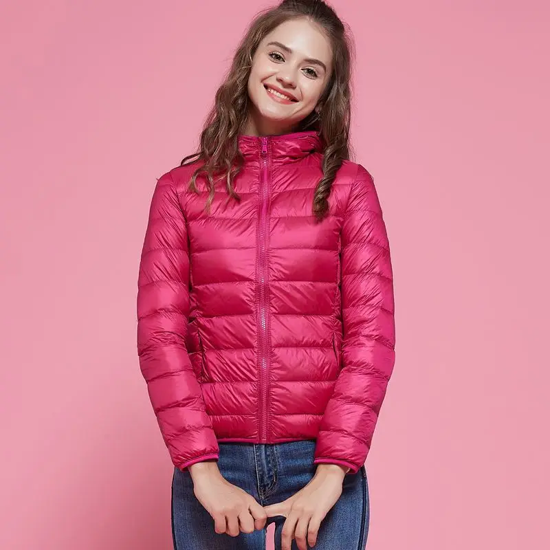Women's Large Size Down Jacket Short Cute Slim-fit Lightweight Loose Student Jacket