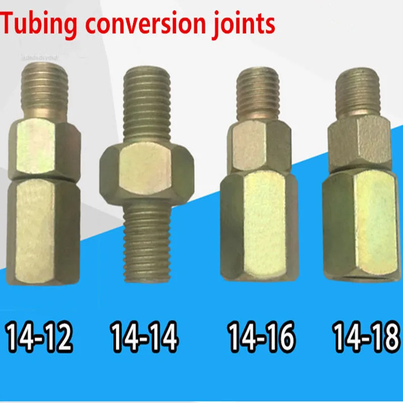 

Free shipping!Tubing conversion joints, high-pressure tubing conversion interface, test-tubing adapter, M14 to M12,M14,M16,M18