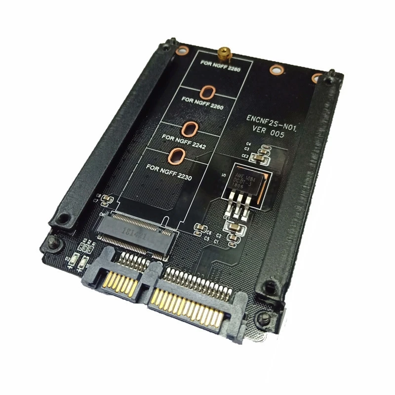 

NGFF To SATA3 Adapter Card M.2 KEY B-M SSD Hard Disk To 6G Conversion Card